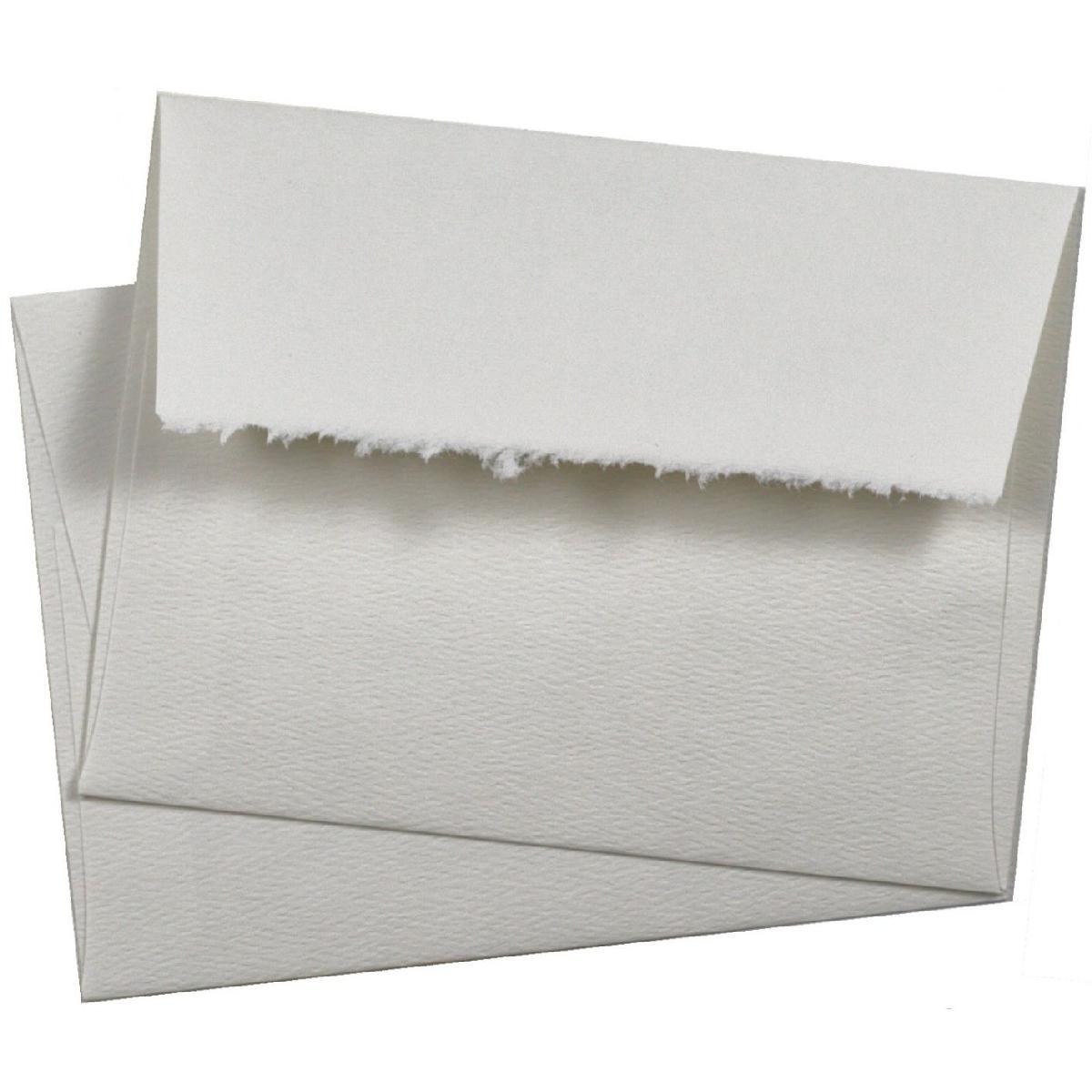 MOHAWK UltraFelt Deckle Edge Dove Gray Felt Finish 80 lb. A-7 Announcement Envelopes 250